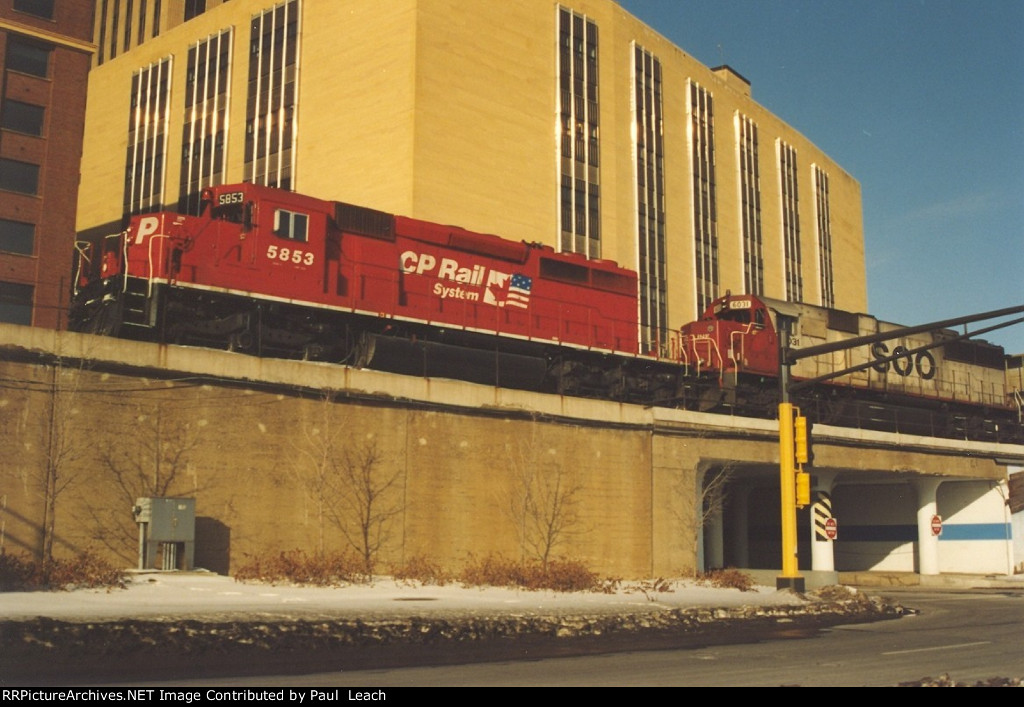 Tied down grain train